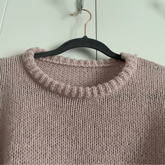 3/$45 Oversized Knit Bubble Sleeve Sweater - Picture 3 of 5